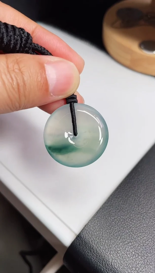 颈饰未镶嵌翡翠【8】平安扣 尺寸 27.9   6mm