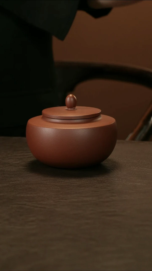 紫砂茶叶罐马燕 底槽清 清歆小罐