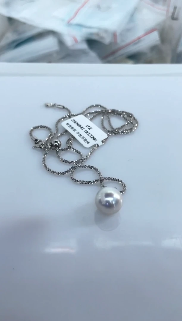 【闪购商品】淡水珍珠颈饰银S925镶嵌项链