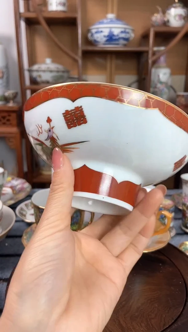 瓷片微瑕景德镇窑厂瓷摆件单件