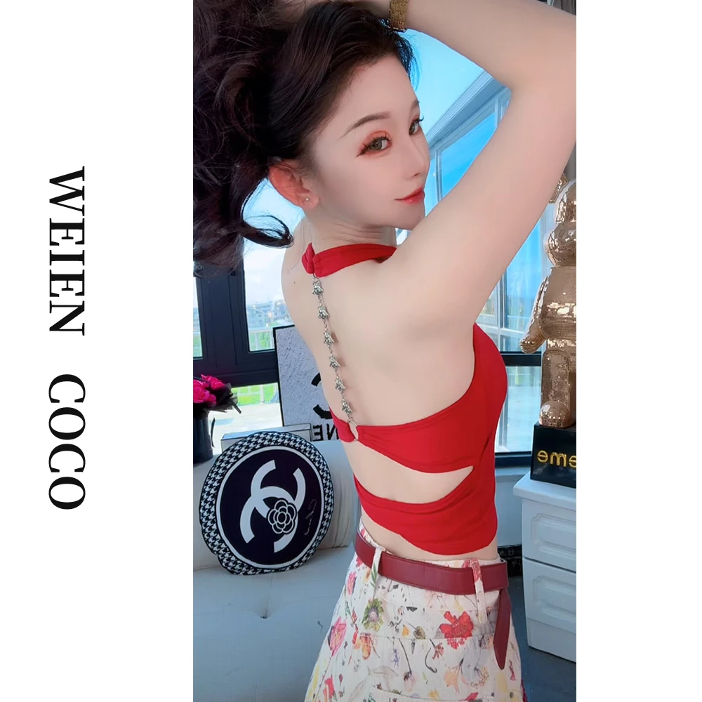 【薇恩COCO】轻奢简约吊带背心百搭打底性感无钢圈气质美背S4757