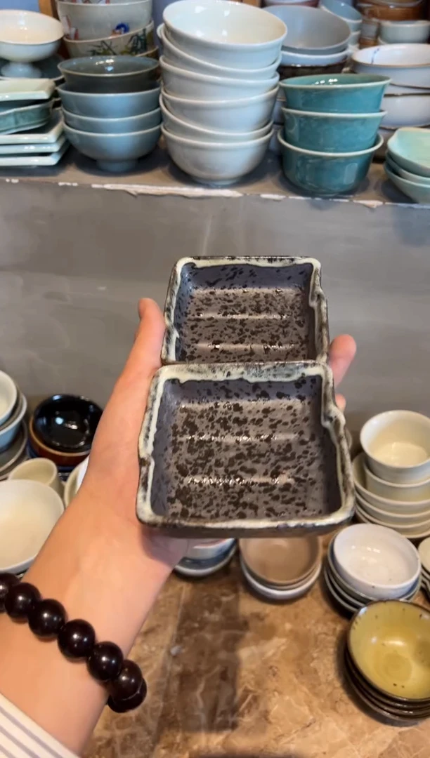 【闪购商品】瓷片巧克力紫色蘸料碟（全量。拍一发2）