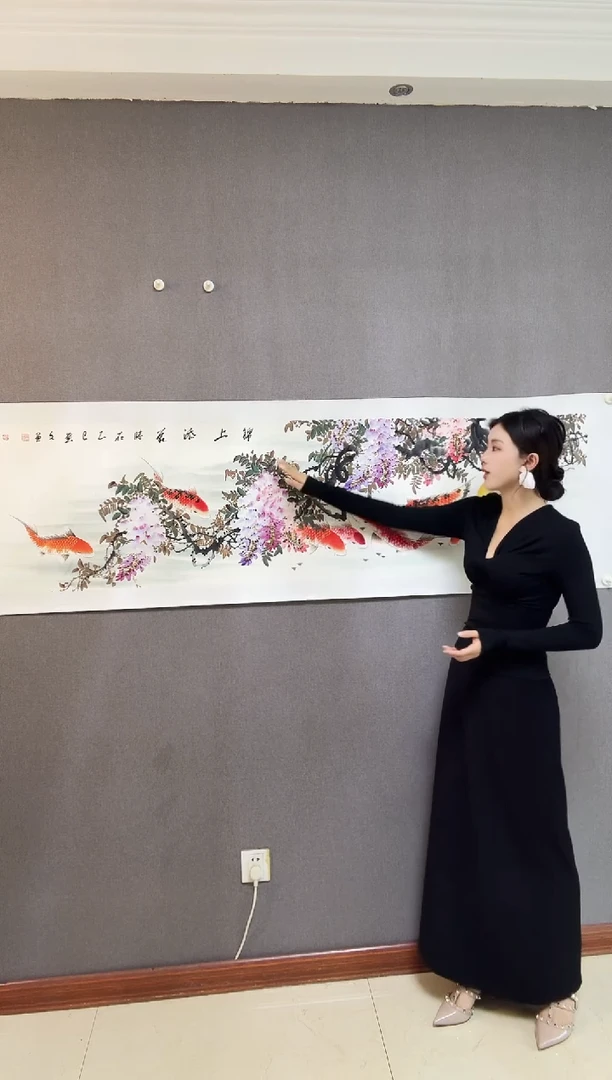国画双节同庆《锦上添花》手绘国画