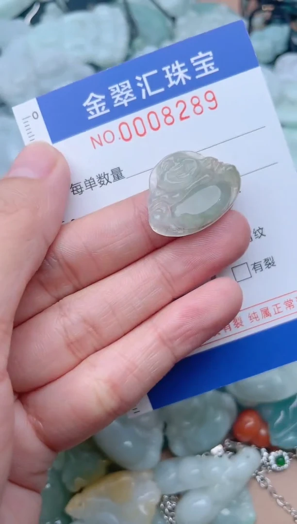 颈饰未镶嵌翡翠8289