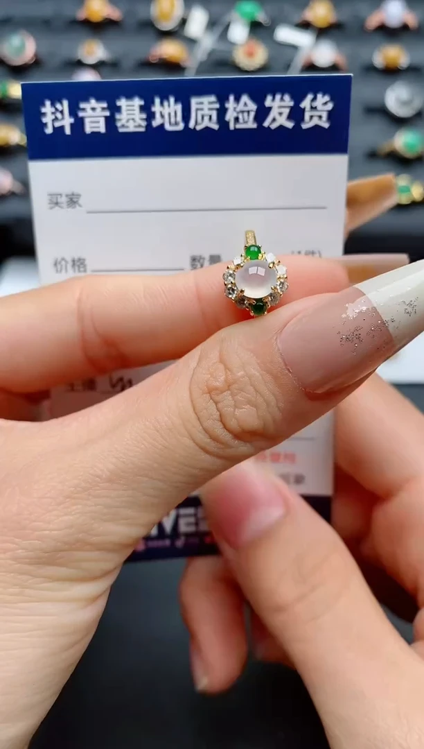 【闪购商品】翡翠戒指银S925镶嵌............