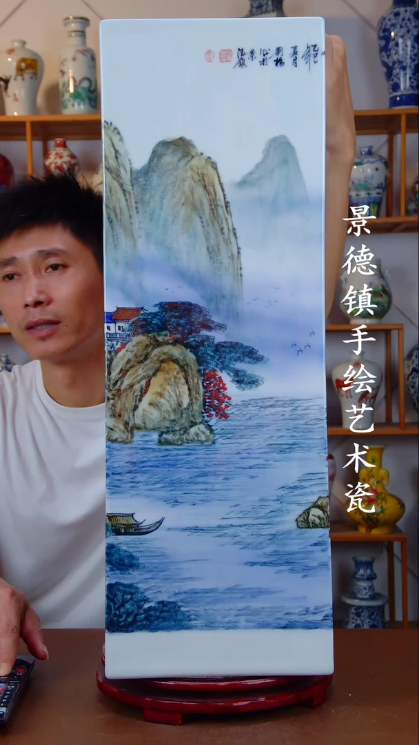 现代景德镇手工手绘陶瓷摆件80