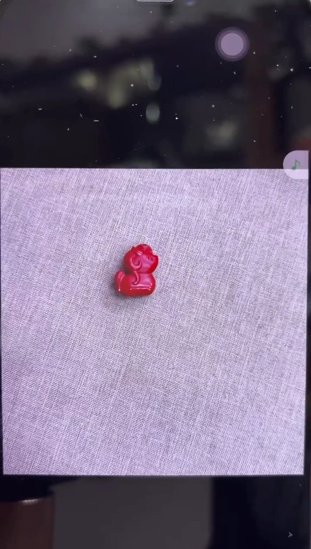 天然辰砂朱砂小马配饰DS