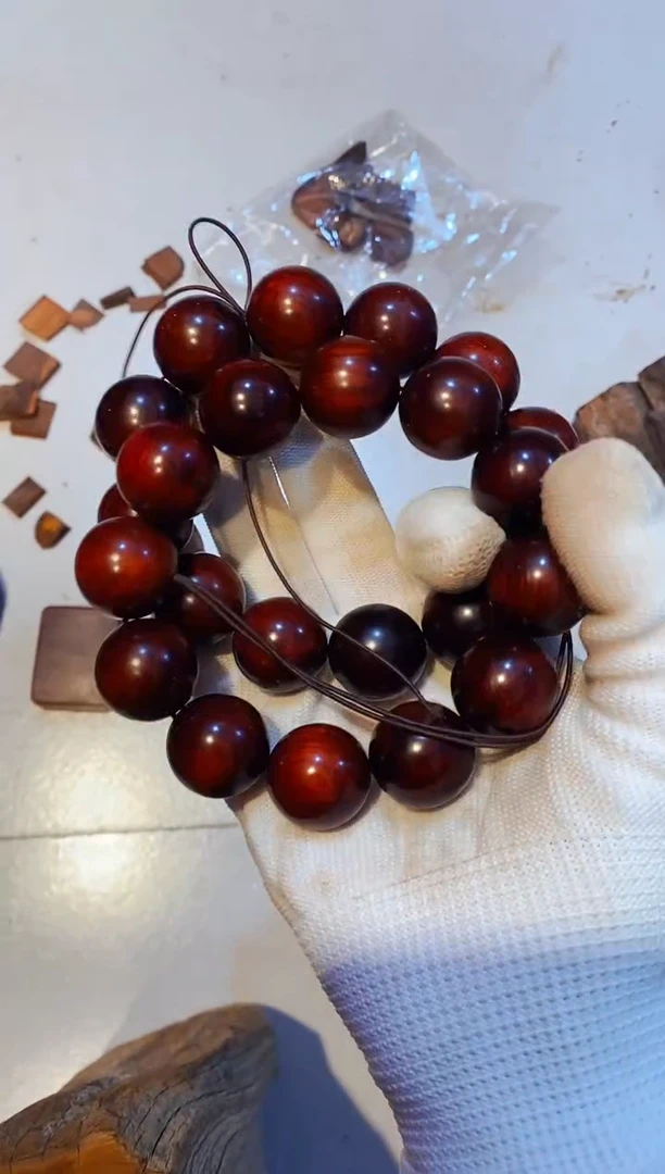 柏木（崖柏）紫2.0单条太行崖柏陈化手把手串