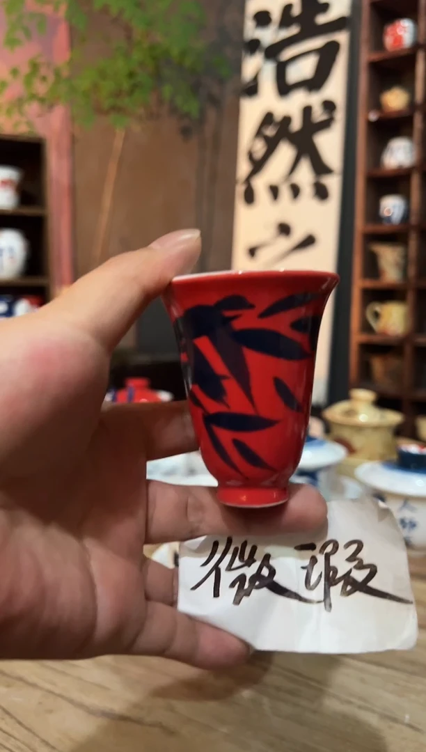 观云听雨原创手绘茶具