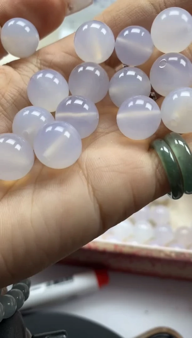 【闪购商品】玛瑙/玉髓颈饰未镶嵌w319荔枝冻12mm*10颗