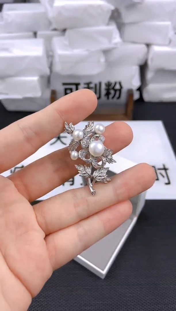 未镶嵌耳饰淡水珍珠ed1009