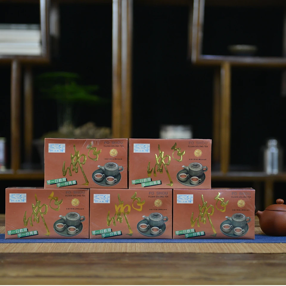 lot21597 5176 国营北硿华侨茶厂出品 松鹤牌佛手 九十年代 125克