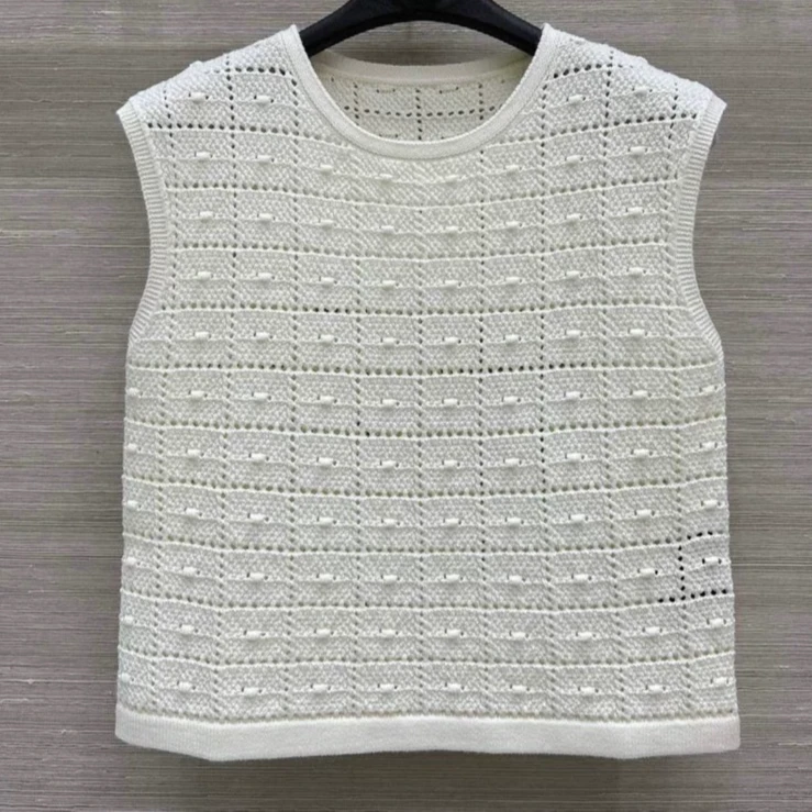 吾火火镂空设计背心HXX57651BH