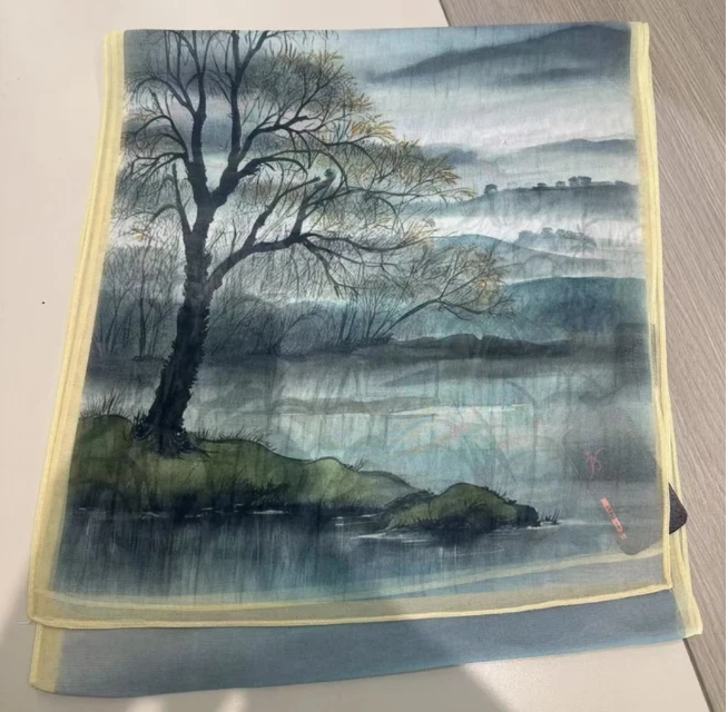 S008 夏季时尚百搭薯莨纱 35*150CM