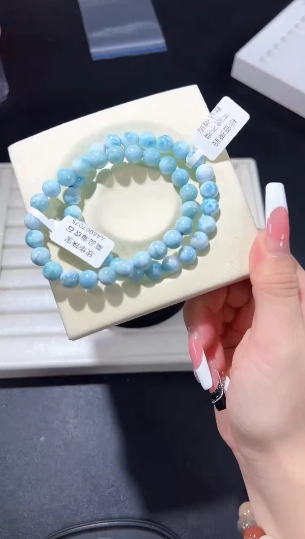 未镶嵌针钠钙石（海纹石）手串79j多样性发其一【1条】默认微瑕