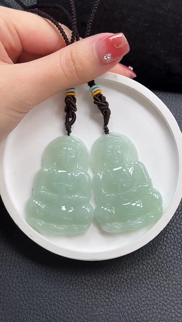 【闪购商品】翡翠颈饰未镶嵌观音多样性发1件