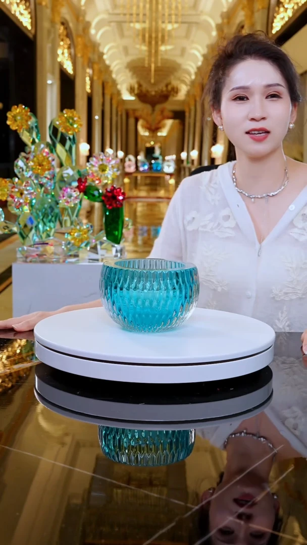 摆件YB00425湖水蓝收纳碗