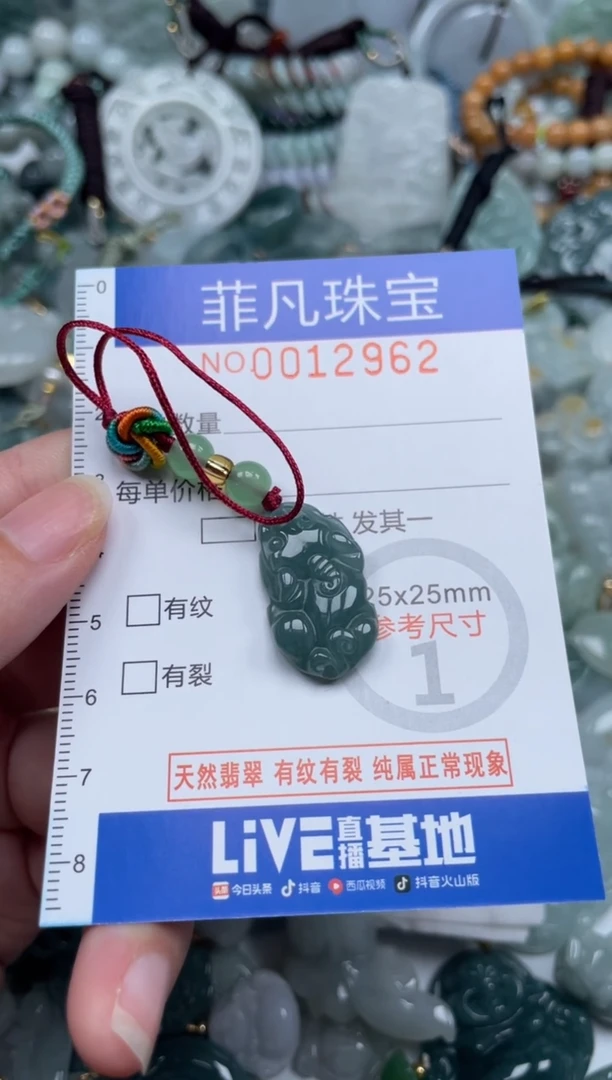 颈饰未镶嵌翡翠12962