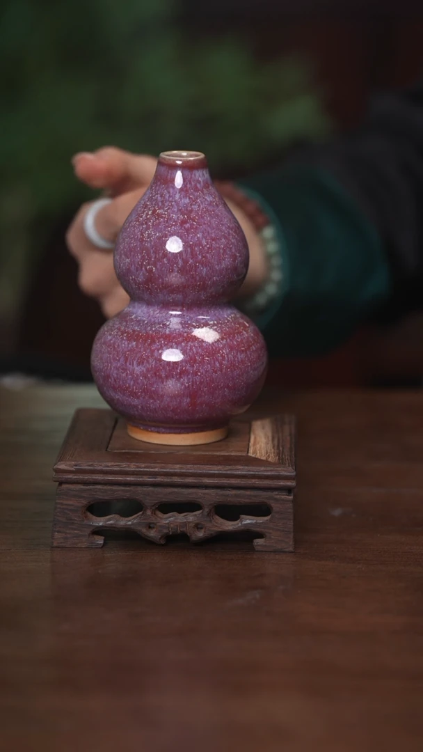 【闪购商品】清凉寺原产地仿古釉手工钧瓷壶炉摆件