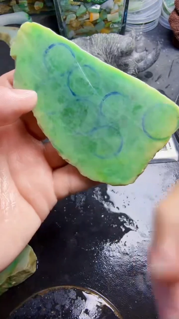 未镶嵌挂件翡翠天然翡翠098