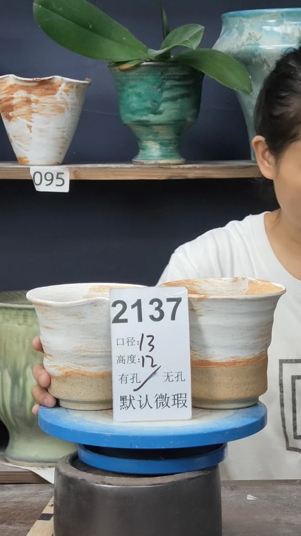 景德镇花盆默认微瑕2137