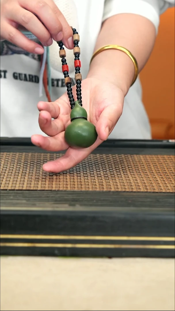 【闪购商品】紫砂茶壶41葫芦手把件 民国绿