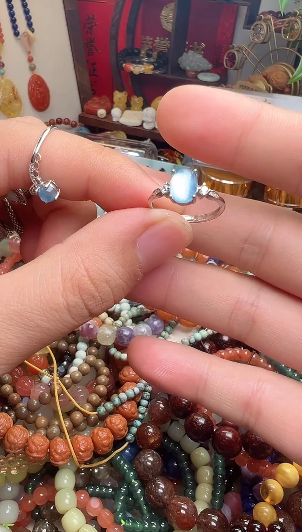 海蓝宝石戒圈未镶嵌发*社（一物一件）004879