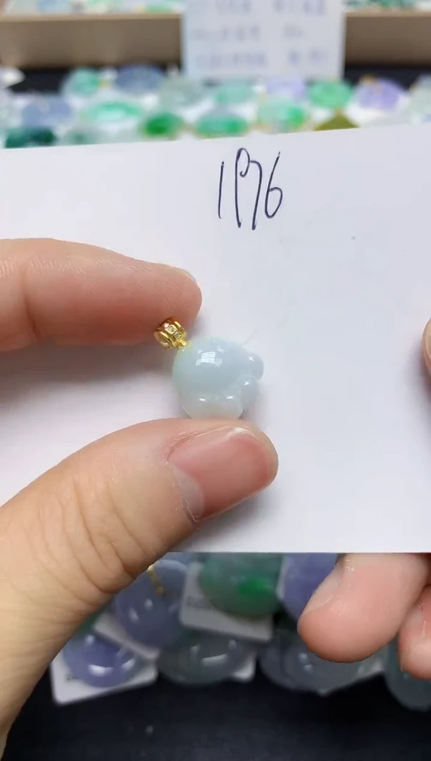 翡翠未镶嵌颈饰天然缅甸翡翠A货翡翠百元以上9元证书费自理