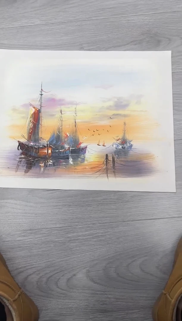 【闪购商品】油画仅画芯不带框30*40CM