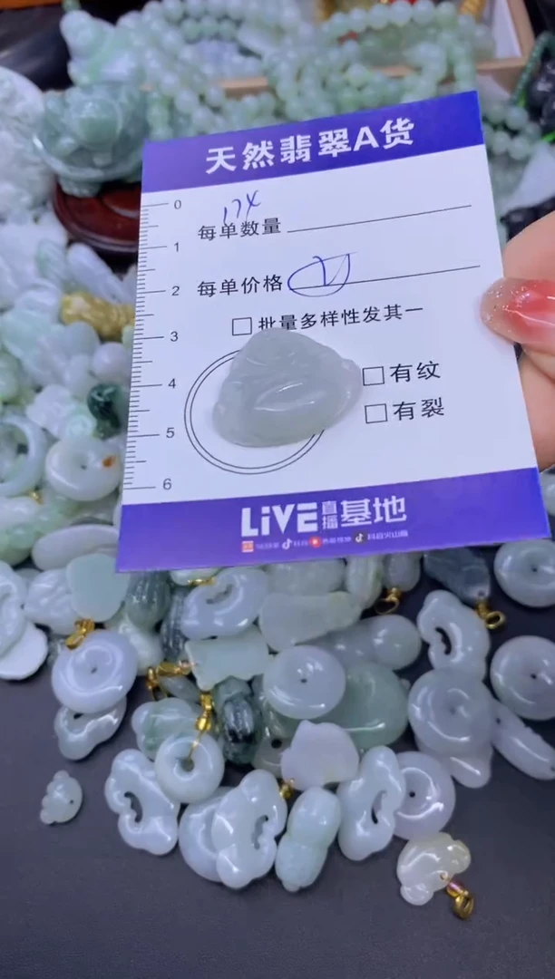 颈饰未镶嵌翡翠天然翡翠A货批量多样性发一件