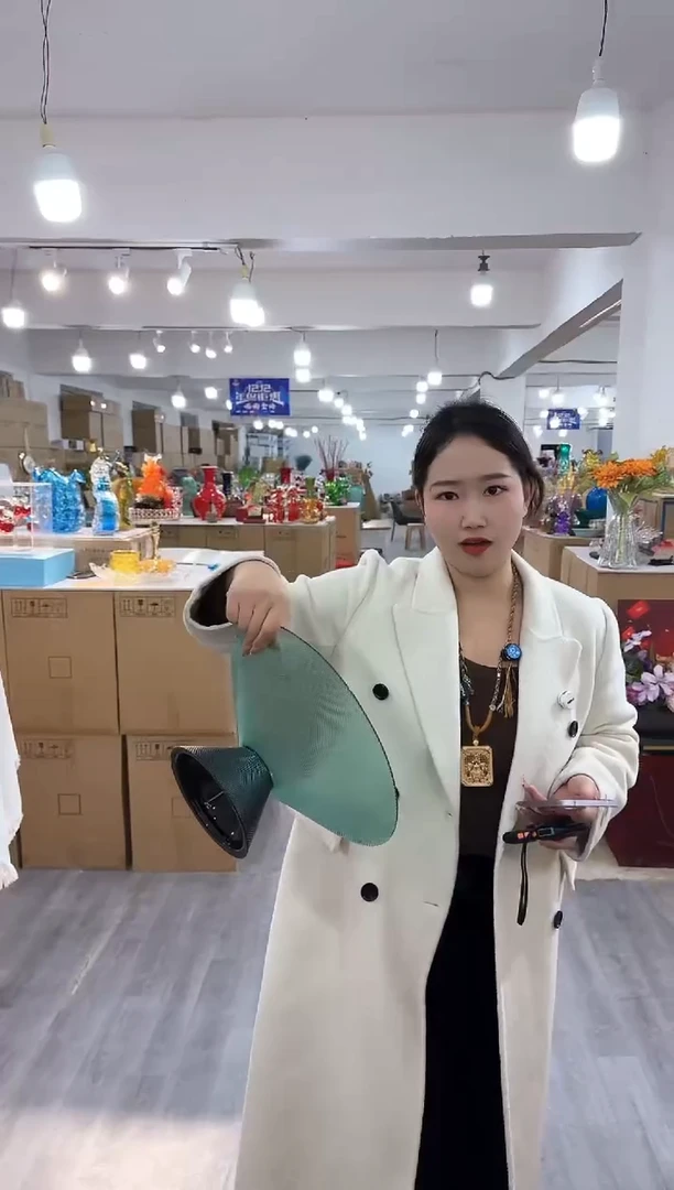 【闪购商品】无铅玻璃玖月花器F-品29