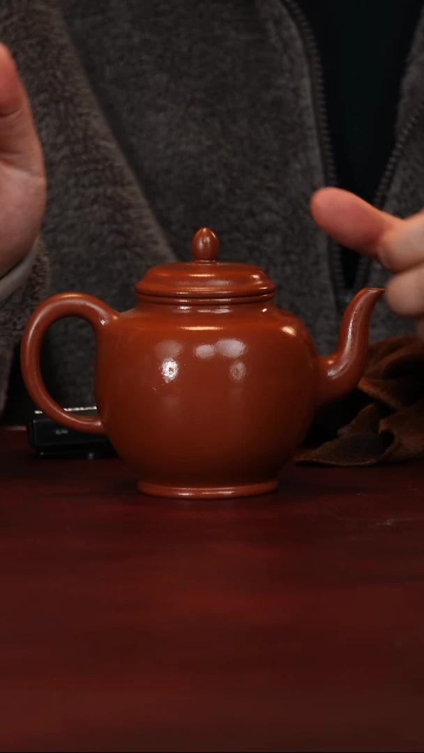 茶壶紫砂何华林--手工--宫灯-335cc