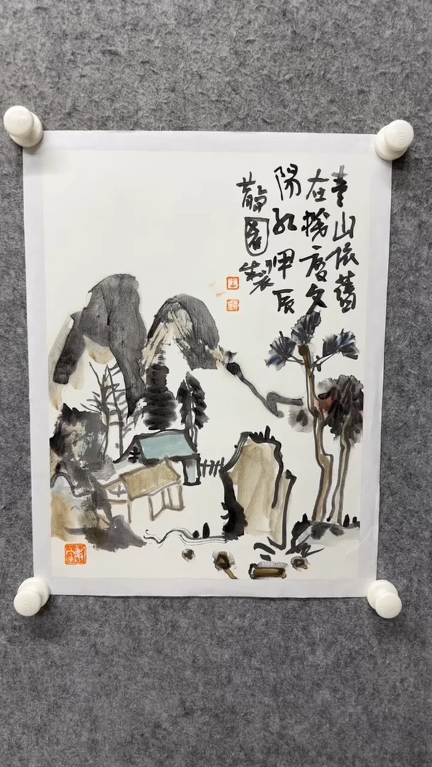 国画写意画花鸟画手绘