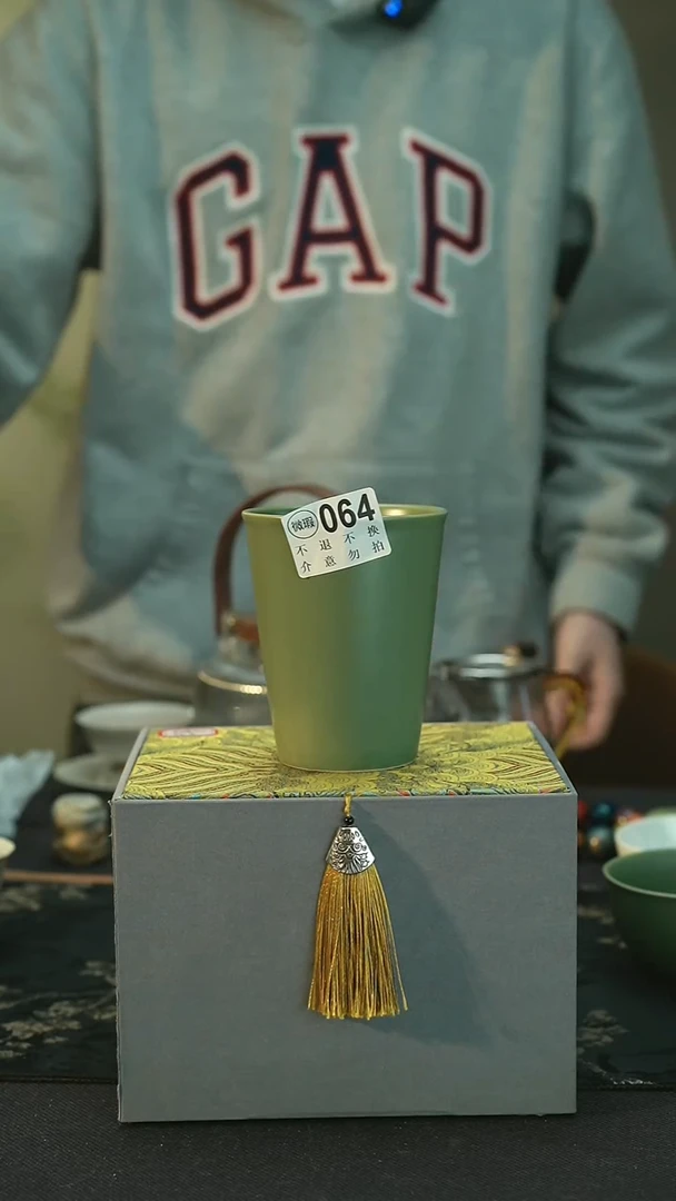 陶瓷微瑕 邛窑青瓷 可乐杯