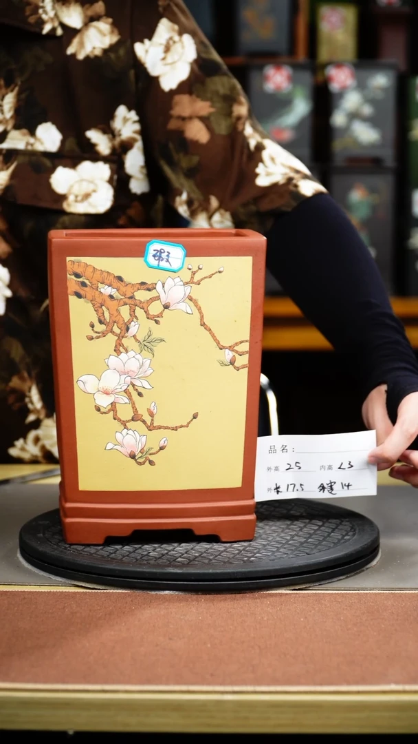 紫砂花盆宜兴紫砂花盆