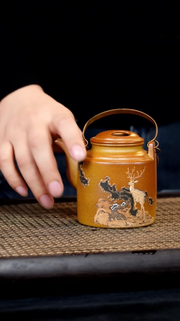 【闪购商品】紫砂茶壶宜兴紫砂茶壶柴烧280cc