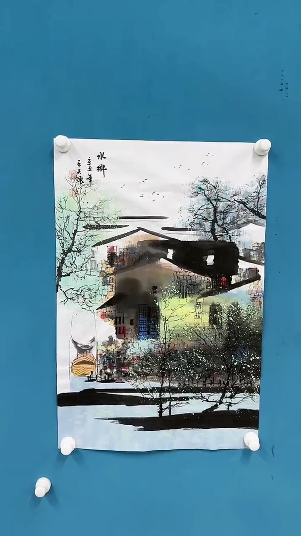 【闪购商品】国画1.28-王夫怀-四尺三开-24