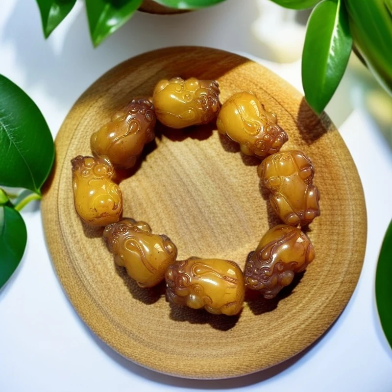 STJ064-老蜜貔貅单圈手串精品手串