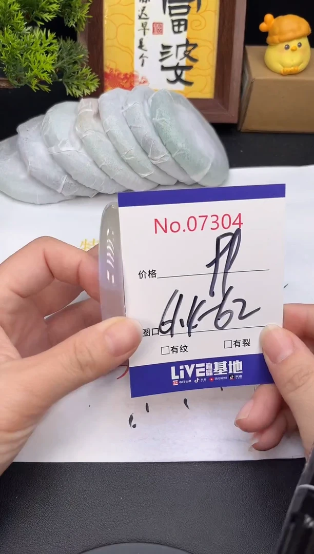 未镶嵌手镯翡翠7304