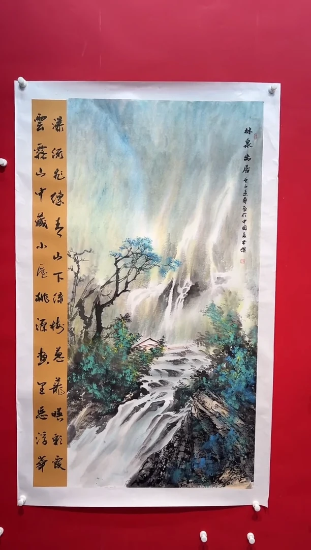 国画画家陆远华纯手绘原作