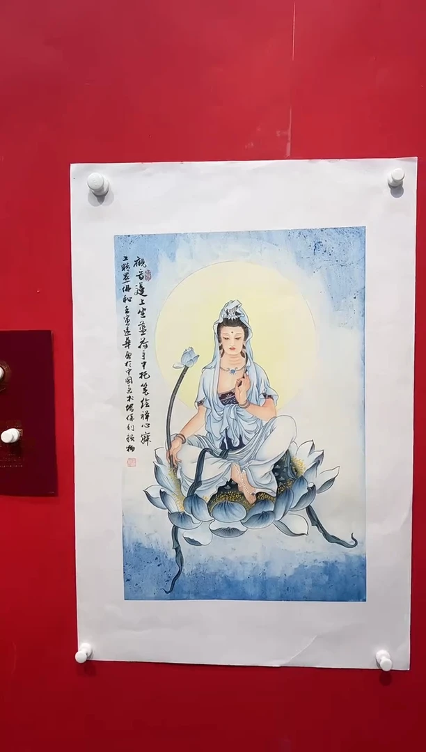 国画画家陆远华纯手绘原作