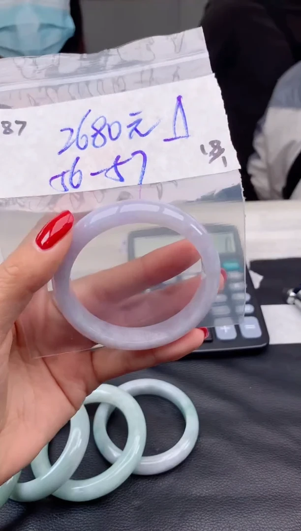 【闪购商品】定制翡翠未镶嵌87毛货需精细抛光手镯多样性拍一发一
