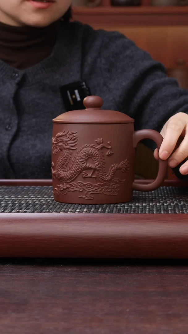 【闪购商品】紫砂茶杯小裂纹尾单微瑕原矿紫砂茶杯