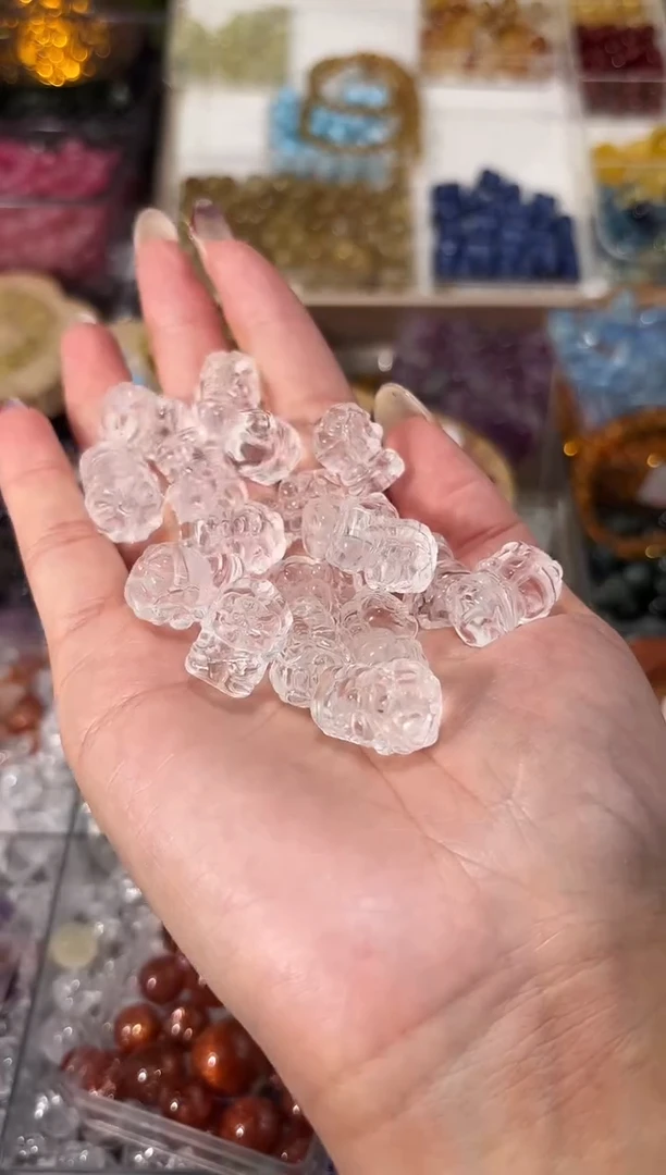 【闪购商品】水晶手串未镶嵌白水晶米老爷一个宽卡12