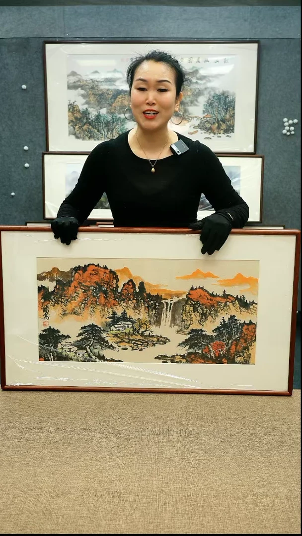 【闪购商品】国画52*92唐鹏高老师山水