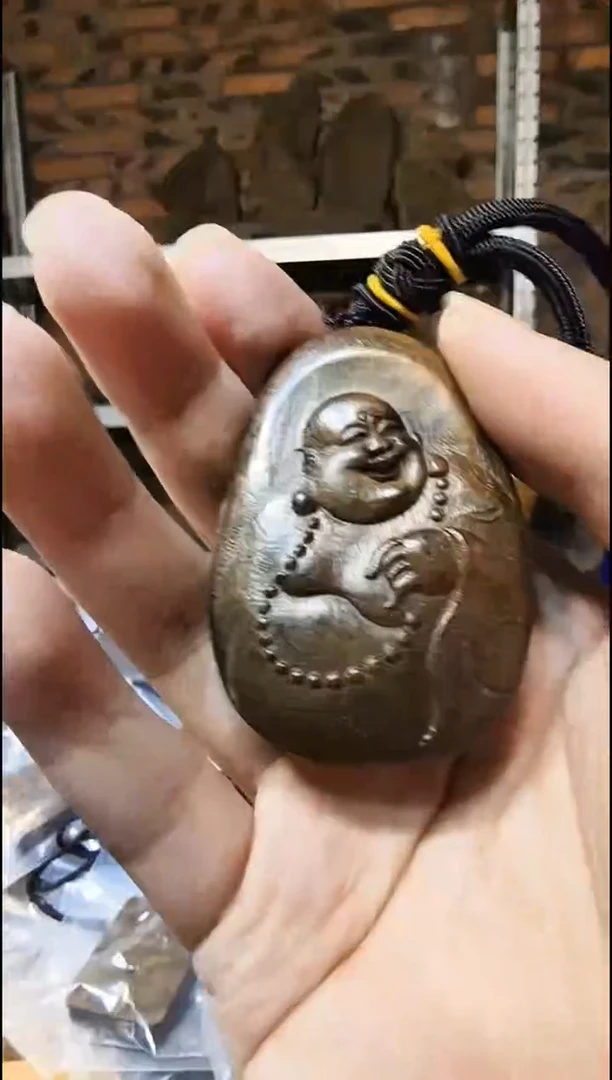 金丝楠         弥勒佛牌