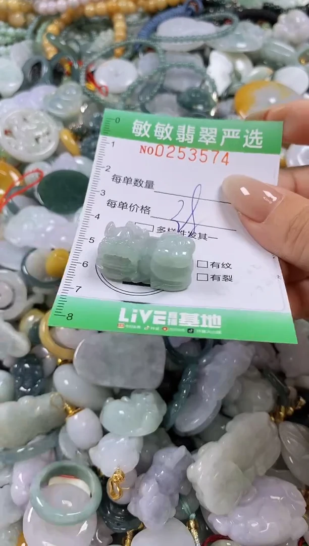 翡翠未镶嵌颈饰闪购0253574