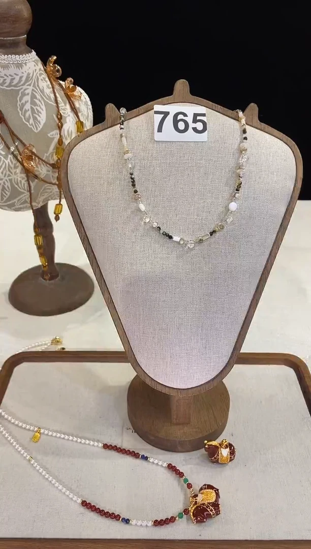 项链钛钢淡水珍珠765