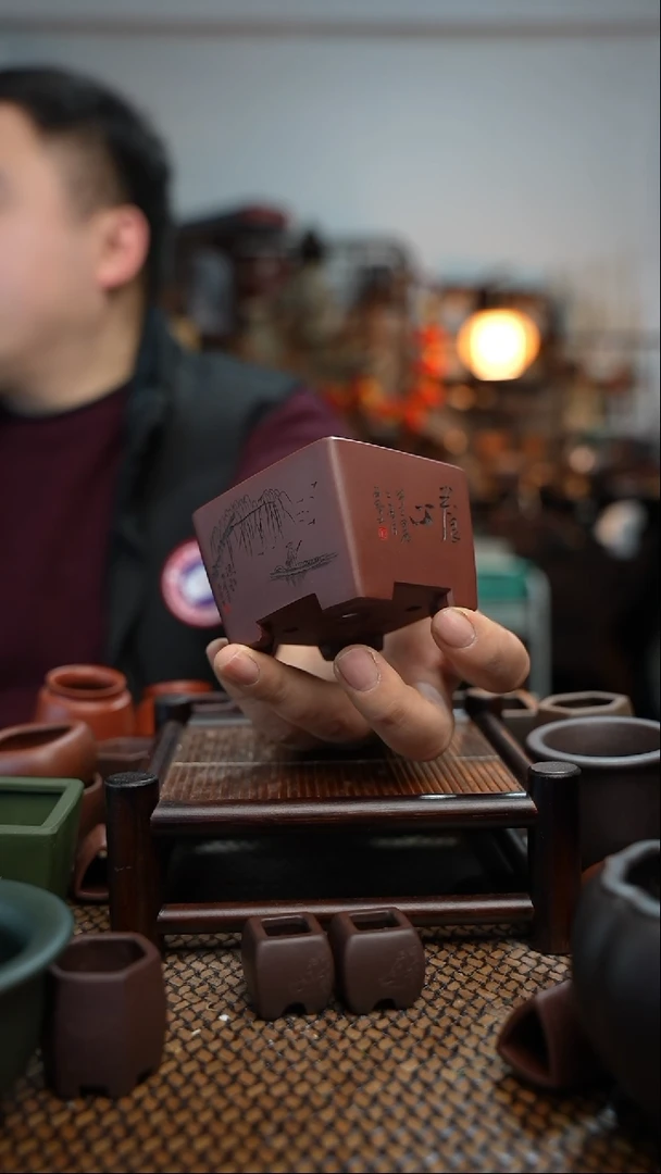 【闪购商品】紫砂花盆長木軒精品紫砂