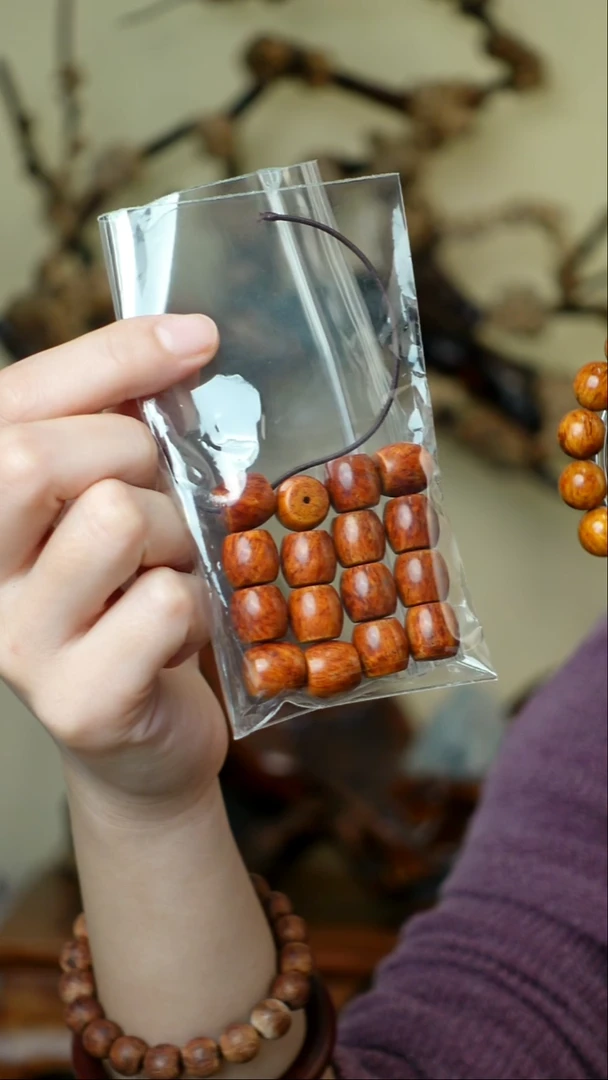 木大**人本降真香红降花梨公1.2直切手串16颗